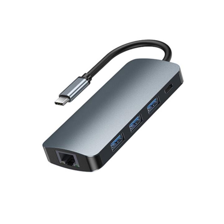 هاب 9 پورت USB-C ریمکس مدل RU-U91